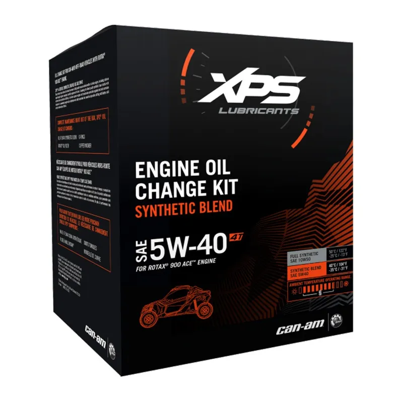 Kit de cambio de aceite 4T 5W-40 Synthetic Blend para motor Rotax 900 ACE